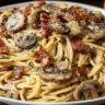 Creamy Bacon Mushroom Pasta Recipe