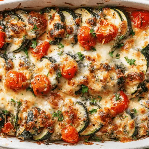 Cheesy Chicken Zucchini Casserole Recipe