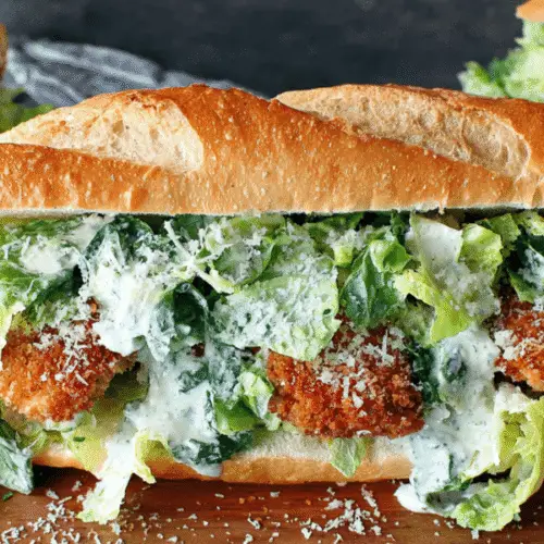 Crispy Chicken Caesar Sandwich Recipe