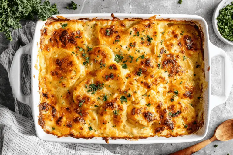 Creamy And Cheesy Au Gratin Potatoes Recipe