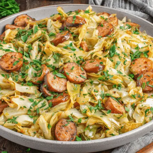 Sausage And Cabbage Stir Fry Recipe