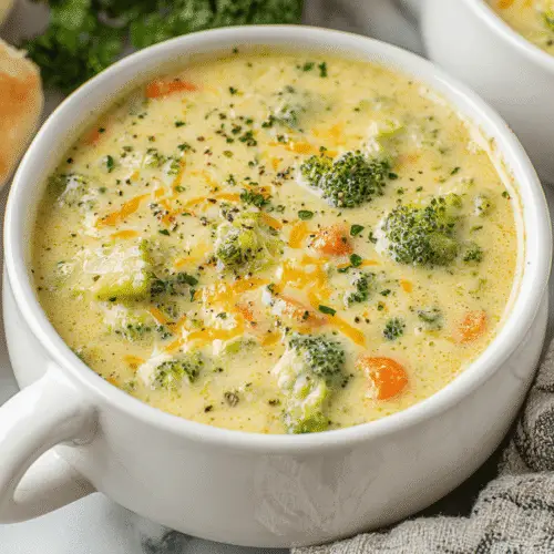 Cheesy Broccoli Cheddar Soup Recipe