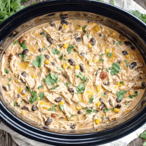 Crockpot Cream Cheese Chicken Chili Recipe