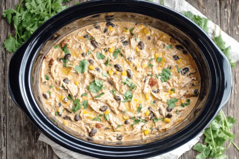 Crockpot Cream Cheese Chicken Chili Recipe