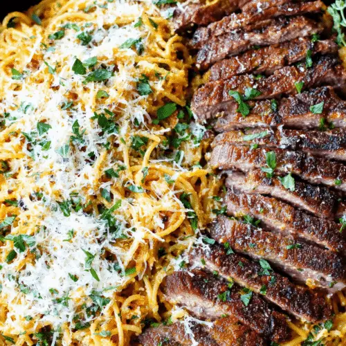 Surf & Turf Garlic Noodles Recipe