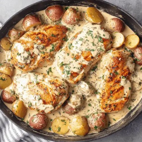 Creamy Garlic Chicken Recipe