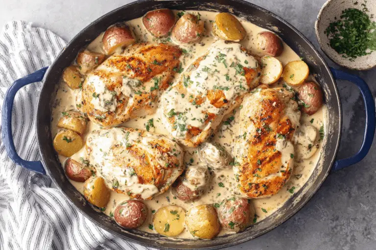 Creamy Garlic Chicken Recipe