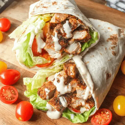 Cajun Chicken Wraps Recipe