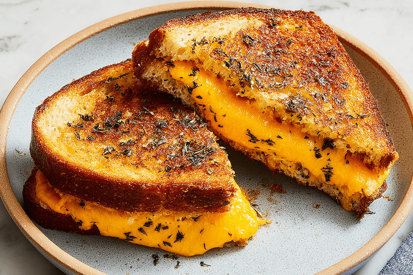 Garlic Bread Grilled Cheese Recipe