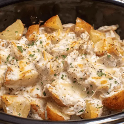 Garlic Parmesan Chicken and Potatoes Recipe