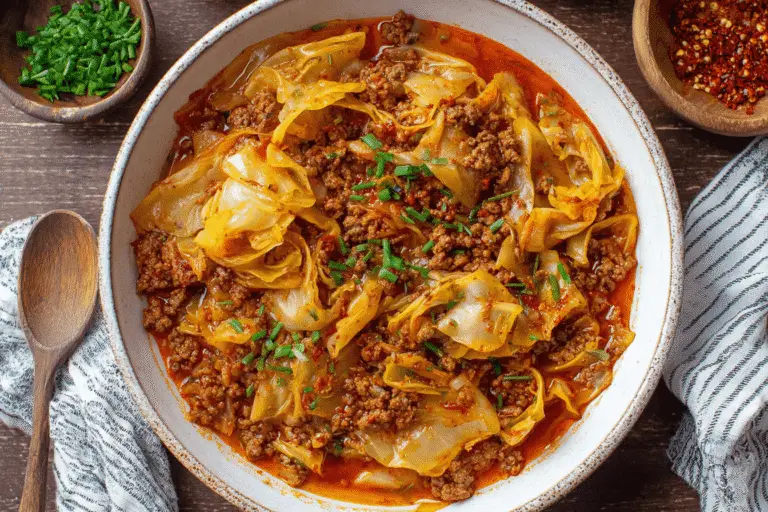 Ground Beef And Cabbage Stew Recipe