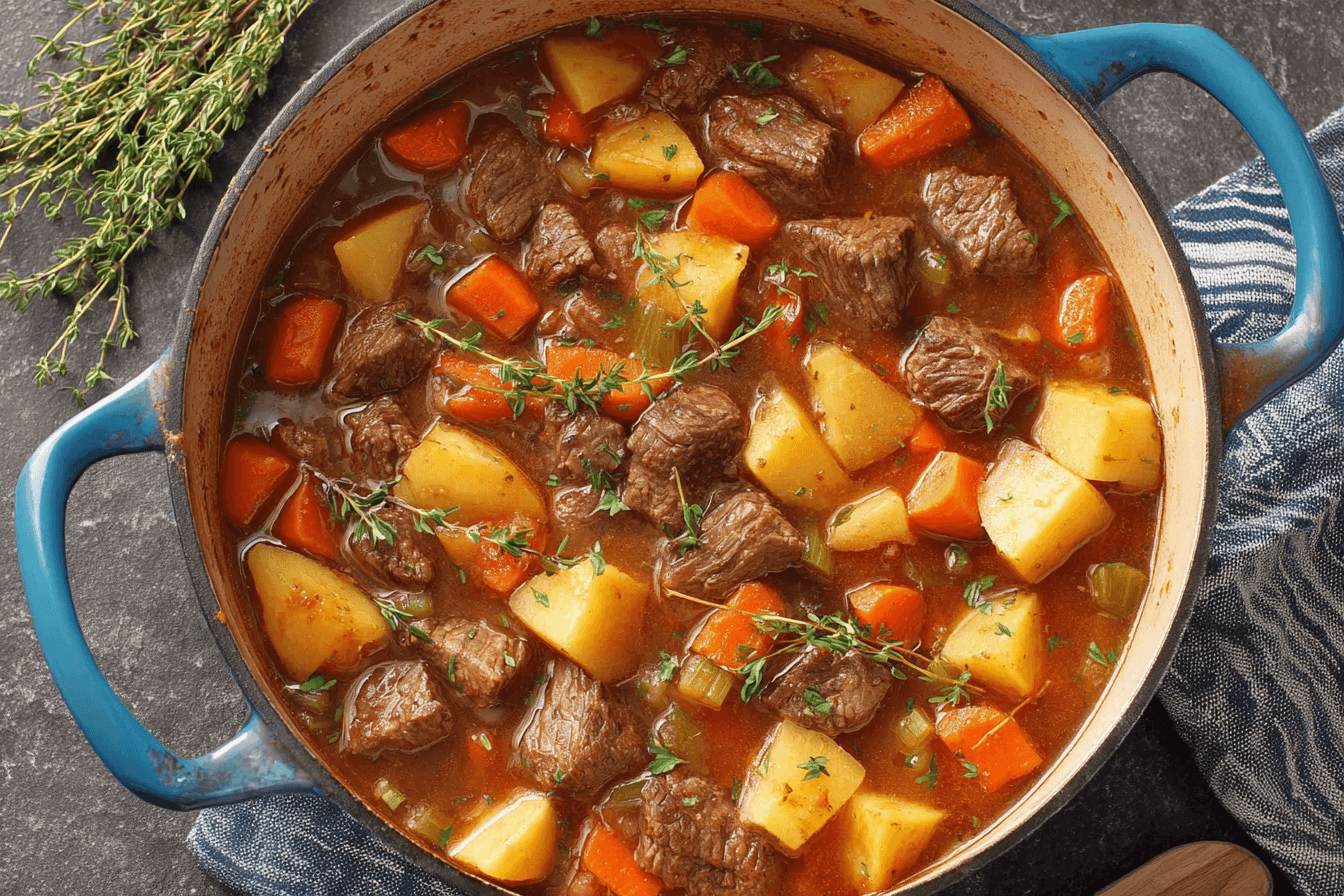 Hearty Beef Stew with Apple Cider Recipe