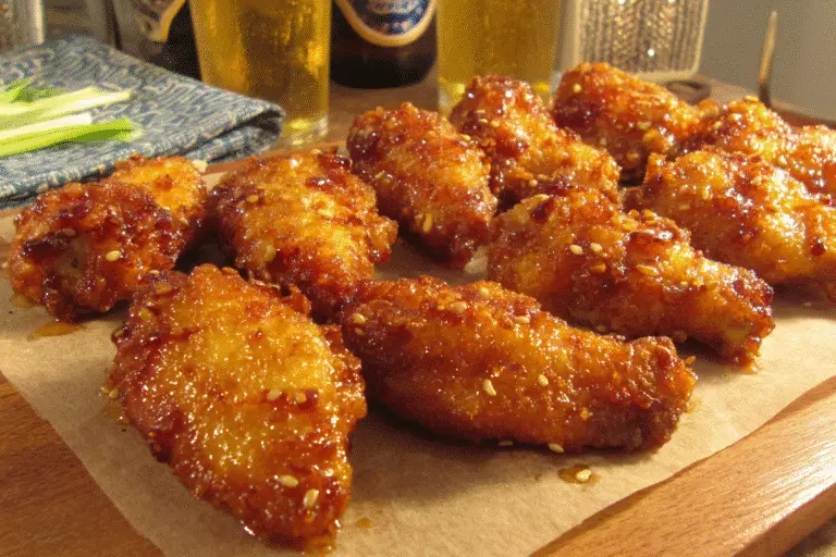 Honey Garlic Chicken Wings Recipe