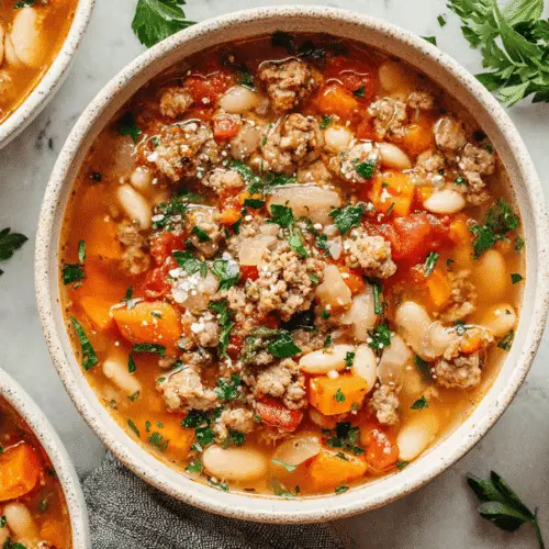 Italian Sausage White Bean Soup Recipe