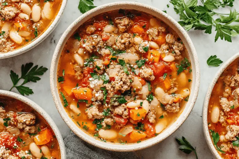 Italian Sausage White Bean Soup Recipe
