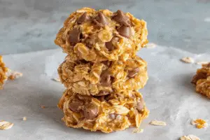 No-Bake Salted Caramel Cookies