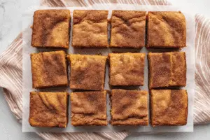 Pumpkin Snickerdoodle Brownies