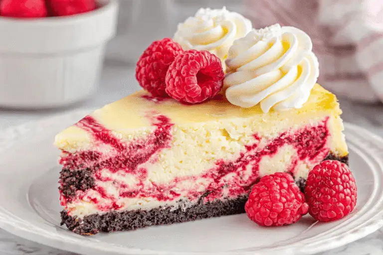 Raspberry White Chocolate Cheesecake Recipe