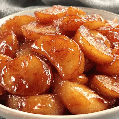 Slow Cooker Cracker Barrel Fried Apples Recipe