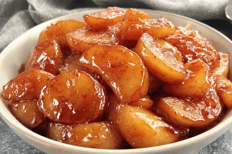 Slow Cooker Cracker Barrel Fried Apples Recipe