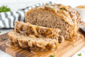Slow Cooker French Onion Meatloaf
