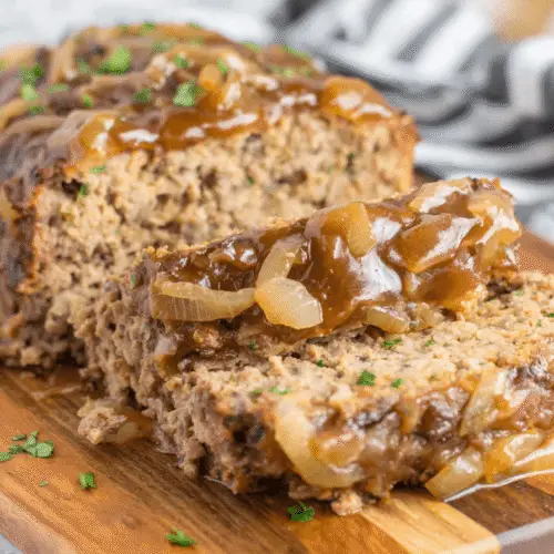 Slow Cooker French Onion Meatloaf Recipe