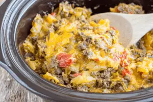 Slow Cooker Taco Potato Casserole