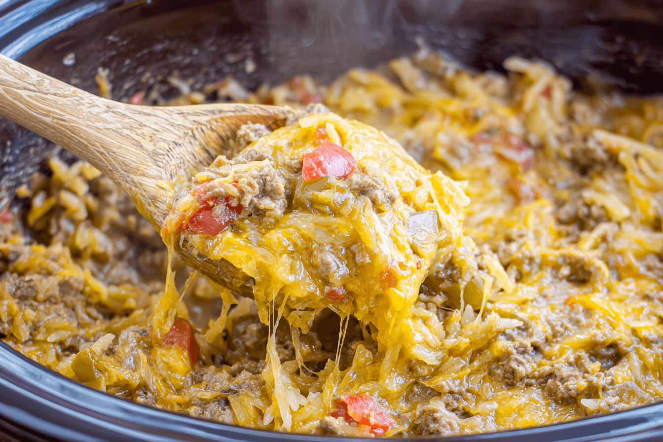 Slow Cooker Taco Potato Casserole Recipe