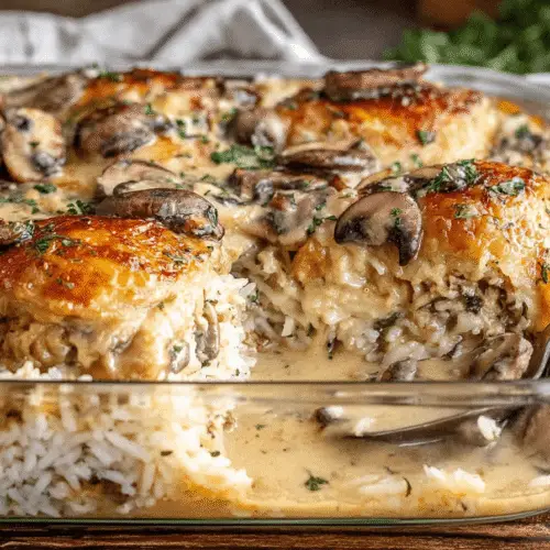 Smothered Chicken And Rice Recipe