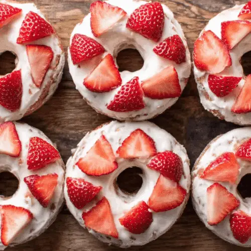 Strawberry Cream Cheese Donuts Recipe