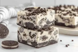White Chocolate Oreo Fudge
