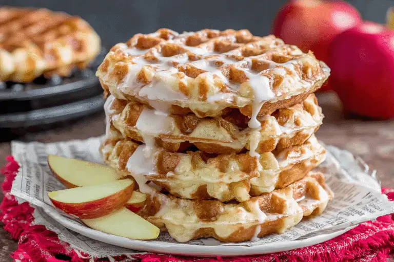 Apple Fritter Waffle Donuts Recipe