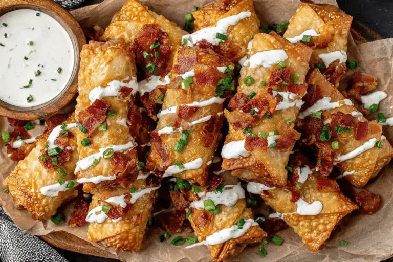 Bacon Jalapeno Popper Egg Rolls Recipe