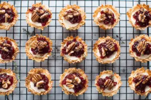 Baked Brie Cranberry Bites