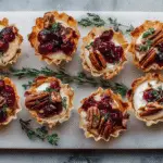 Baked Brie Cranberry Bites Recipe