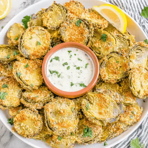 Baked Parmesan Artichoke Hearts Recipe