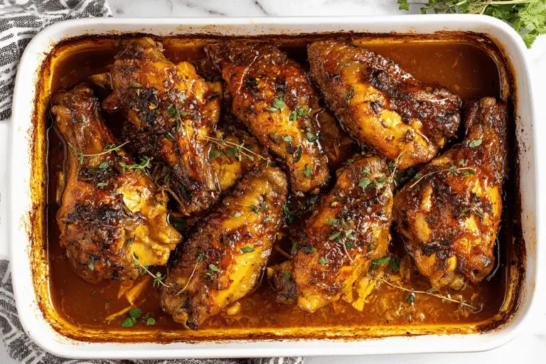 Baked Turkey Wings Recipe