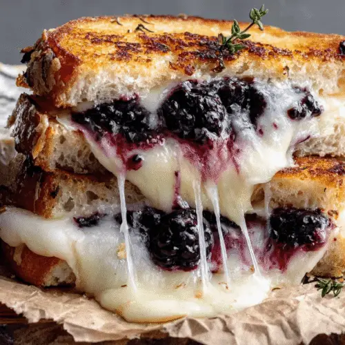 Blackberry Brie Grilled Cheese Sandwich Recipe