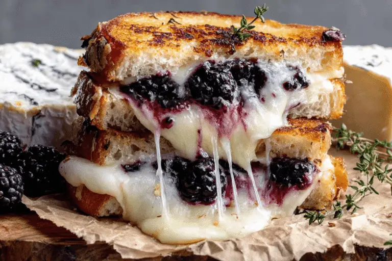 Blackberry Brie Grilled Cheese Sandwich Recipe
