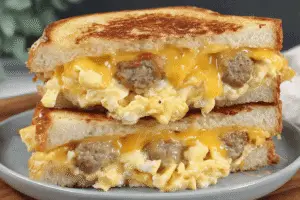Breakfast Grilled Cheese Sandwich