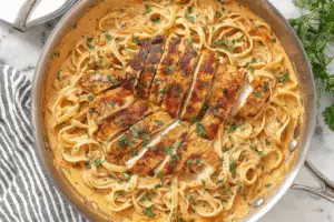 Cajun Chicken Fettuccine Alfredo