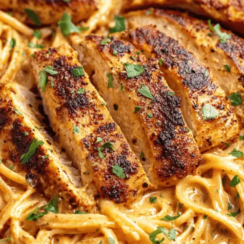 Cajun Chicken Fettuccine Alfredo Recipe