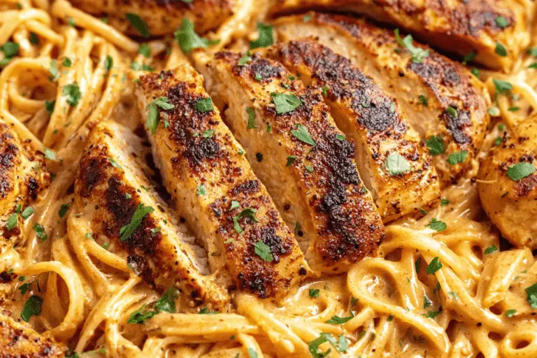 Cajun Chicken Fettuccine Alfredo Recipe