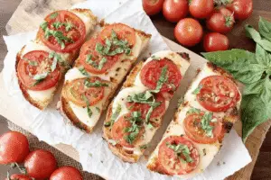 Caprese Garlic Bread