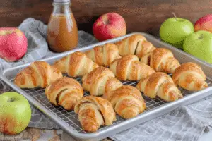 Caramel Apple Crescent Rolls