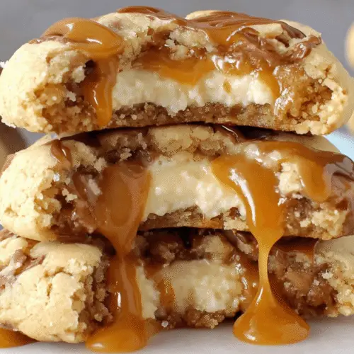 Caramel Cheesecake Cookies Recipe