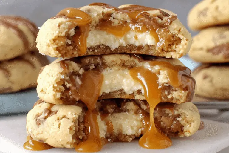 Caramel Cheesecake Cookies Recipe