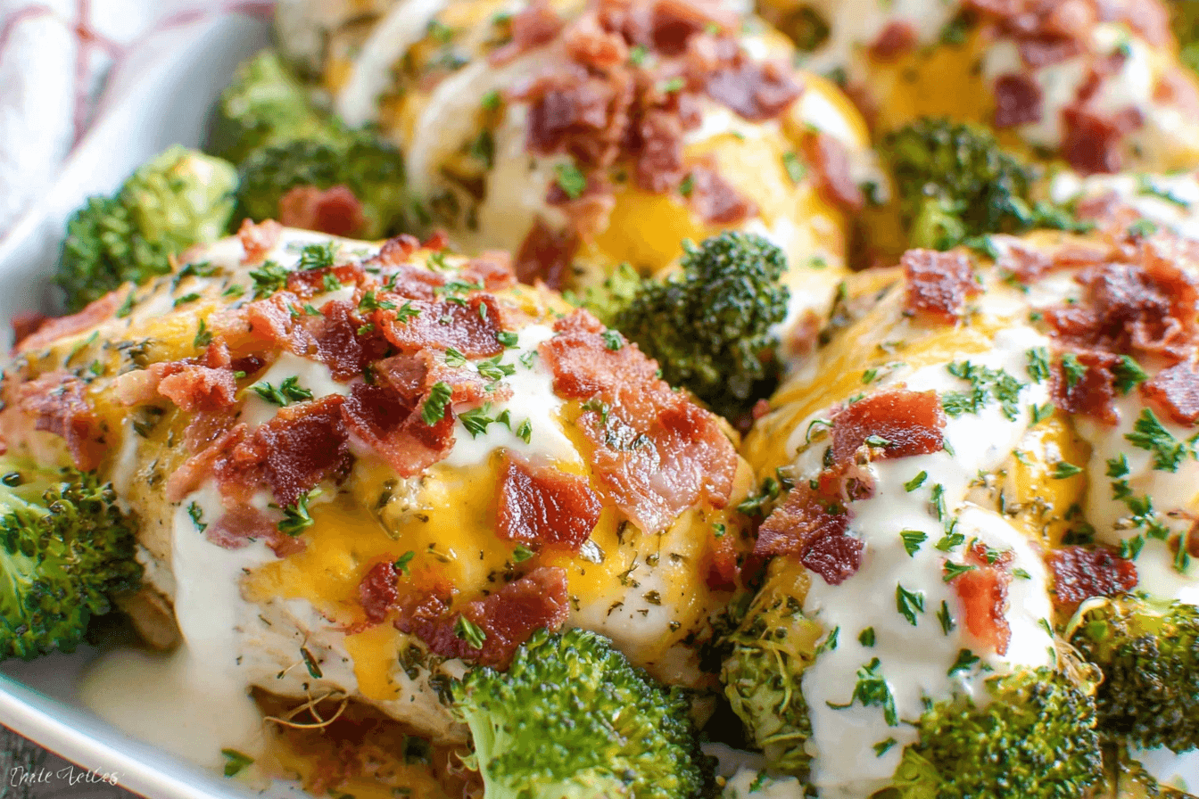 Cheesy Bacon Ranch Chicken Bake Recipe
