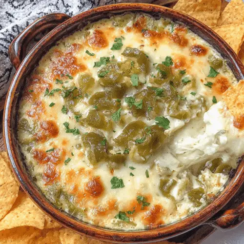 Cheesy Green Chile Dip Recipe