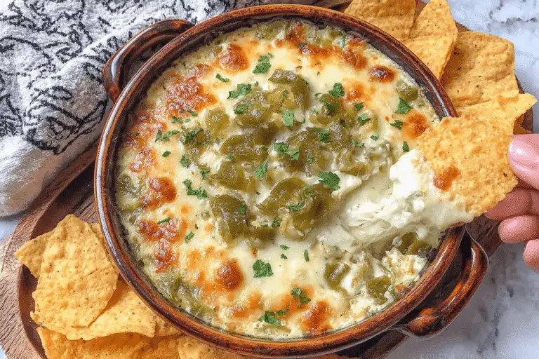 Cheesy Green Chile Dip Recipe